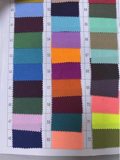 ZJ-DC Bird's Eye Cloth 7572 Weight: 145GSM Width: 185CM Composition: 100%Polyester Moisture Wicking back view